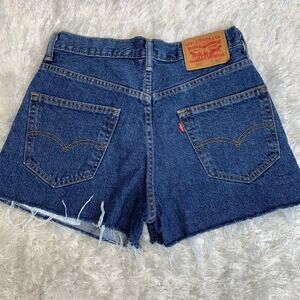 Levi's 550 Cutoff Jean Shorts Sz 31 Factory Cutoffs
